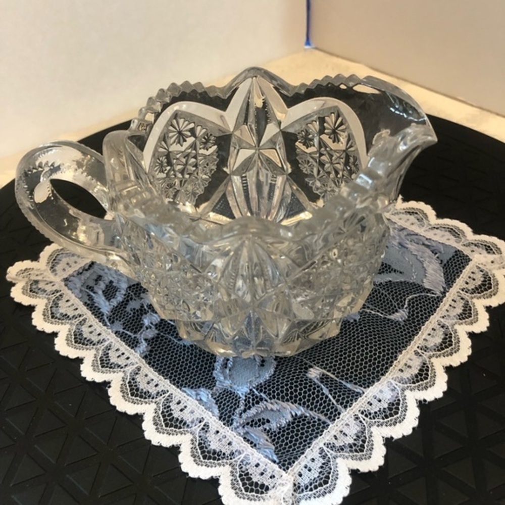 Vintage Crystal Creamer Completer Piece